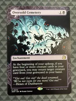 MTG Oversold Cemetery #0033 Rare Wilds of Eldraine: Enchanting Tales (WOT) - Image 2