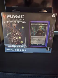 MTG Universes Beyond: Warhammer 40K Necron Dynasties Commander Deck New in Box - Image 1