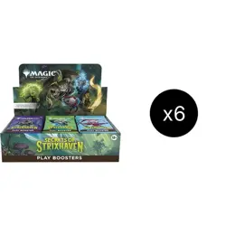 Magic the Gathering SECRETS OF STRIXHAVEN PLAY 6 BOX BOOSTER CASE Sealed MTG - Image 1