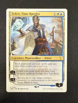 Teferi, Time Raveler (WHITE BORDER) - Mystery Booster 2 Magic - Image 1