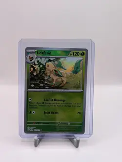 Pokemon TCG - Leafeon - Prismatic Evolutions 005/131 - Master Ball Rare Holo - Image 1