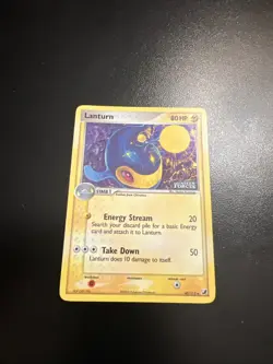 Pokemon TCG Lanturn EX Unseen Forces 40/115 Reverse Holo Uncommon 2005 - Image 1