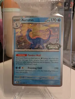 Aurorus 024/088 - Cosmo Holo - Pokemon Perfect Order Stamped Promo SEALED - Image 1