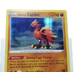Galarian Zapdos 082/203 Holo Rare Evolving Skies Pokemon TCG Card - Image 1