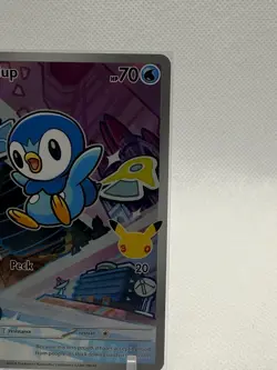 Piplup #42 - ME: Mega Evolution Black Star Promo Holo Pokemon Card ￼ - Image 2