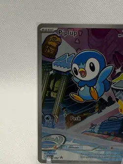 Piplup #42 - ME: Mega Evolution Black Star Promo Holo Pokemon Card ￼ - Image 5