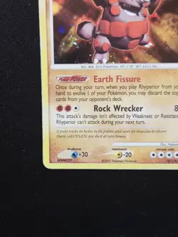 Rhyperior 12/130 Holo Rare Pokemon Diamond and Pearl TCG 2007 - Image 5