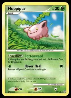 HOPPIP - 90/132 Common Secret Wonders Pokemon LP - Image 1