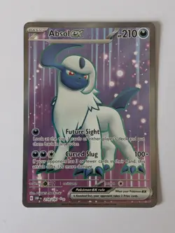 Absol ex 214/197 Ultra Rare Pokemon S&V Obsidian Flames LP - Image 1