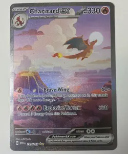 2023 Pokemon Charizard EX SV 151 Special Illustration Rare #199/165 Near Mint - Image 1