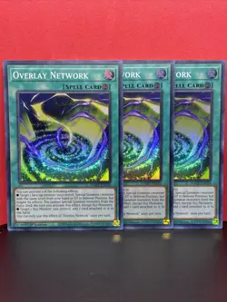 3X Overlay Netowrk MAZE-EN020 - Yugioh 1st Edition Super Rare NM or Better - Image 1