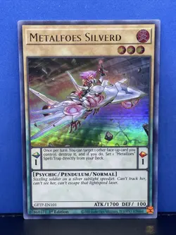 Metafoes Silverd GFTP-EN101 - Ultra Rare - Yugioh 1st Edition NM or Better - Image 1