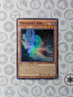 Magician's Rod Super Rare MP17-EN074 1st Edition NM Yu-Gi-Oh! - Image 1