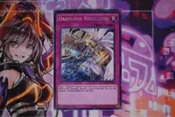 1X DARKLORD REBELLION DESO-EN036 SECRET 1ST NEAR MINT YUGIOH - Image 1