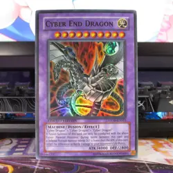 1X CYBER END DRAGON - STON-ENSE1 - SUPER LIMITED NEAR MINT - YUGIOH - Image 1