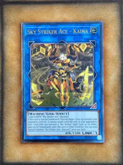Yugioh Sky Striker Ace - Kaina OP11-EN002 Ultimate Rare NM - Image 1
