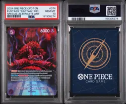 Eustass "Captain" Kid (SP) PSA 10 - One Piece OP07 OP05-074 English Foil 2024 - Image 3