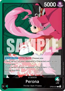 OP06-021 Perona English L One Piece TCG Card Game - Image 2