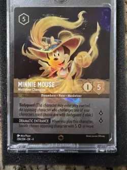 Disney Lorcana Minnie Mouse Musketeer Ursula's Return Enchanted Foil 206/204 - Image 1