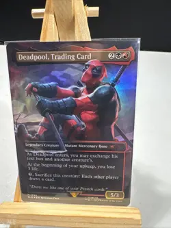 2025 Magic The Gathering Secret Lair Deadpool FOIL Deadpool, Trading Card #1753 - Image 1