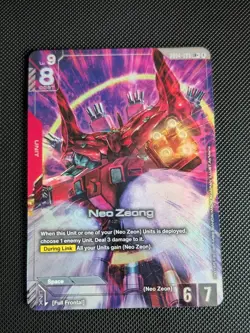 Gundam Card Game - GD04-033 Neo Zeong - LR+ - Image 1