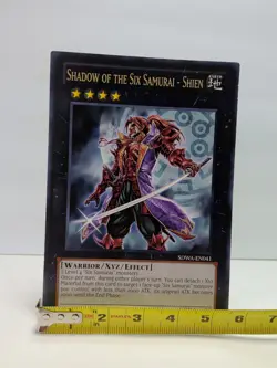 YuGiOh Legendary Six Samurai Shien Common Rare Card SDWA-EN041 Jumbo Oversized - Image 1