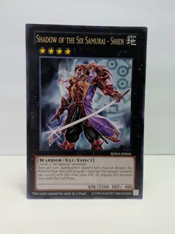 YuGiOh Legendary Six Samurai Shien Common Rare Card SDWA-EN041 Jumbo Oversized - Image 2
