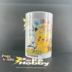 Sealed Box Pokemon Nuzzle Cheeks Plush Card Display ETB One Blind Chinese X6 - Image 3