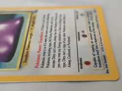 DITTO 1999 Fossil Pokemon Holo-Rare Unlimited Card #3/62 - Image 4