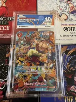 Edward Newgate ST15-002 SP Ace Graded 10 One Piece Card - Image 1