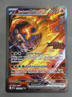 Team Rockets Moltres Stamped Destined Rivals Promo Card 229/182 NM - Image 1