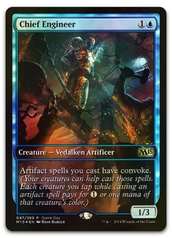 Chief Engineer #47 (Foil) (LP) Game Day & Store Championship GAME Magic MTG - Image 1
