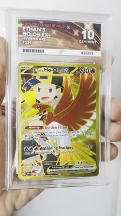 Pokemon TCG Ethan's Ho-Oh EX 239/182 Destined Rivals ACE 10! - Image 2