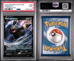 Umbreon V #203 PSA 9 Mint SWSH Black Star Promo V Heroes Tins 2022 Pokemon - Image 1