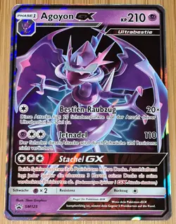 Agoyon GX # SM 125 SM Black Star Promo Majestat der Drachen 2018 Pokemon DE Mint - Image 1
