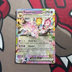 Espeon ex 034/131 Double Rare Prismatic Evolutions Pokemon NM/M - Image 1