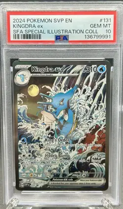 Pokemon Kindra EX 131 Scarlet & Violet Black Star Promo PSA 10 Gem Mint - Image 1