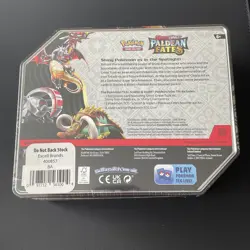 Pokemon TCG: Scarlet & Violet Paldean Fates Tin - Iron Treads - SEALED New - Image 2