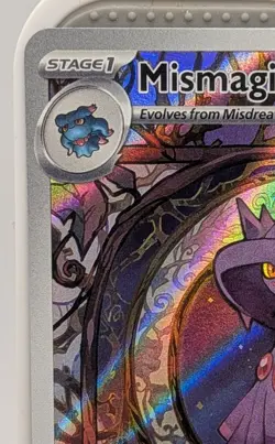 2023 Pokemon SV Paldea Evolved Mismagius Illustration Rare Holo #212 - Image 3