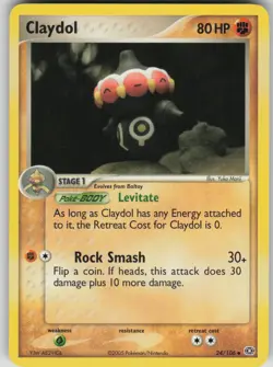 Pokemon TCG Claydol Uncommon Emerald 24/106 - Image 1