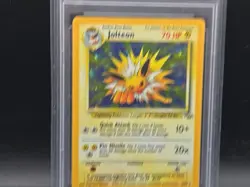 Pokemon 1999 Jungle Jolteon 4/64 Holo PSA 5 Vintage Pokemon - Image 3