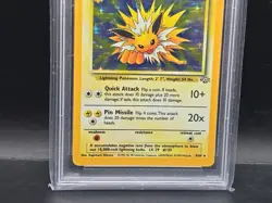 Pokemon 1999 Jungle Jolteon 4/64 Holo PSA 5 Vintage Pokemon - Image 4