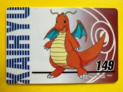 Dragonite No.149 Pokemon Anime Mini Card Nintend very rare Japanese JP F/S - Image 2