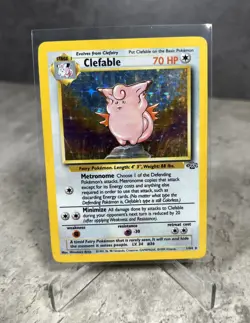 MP Clefable 1/64 Jungle Set Holo Rare Pokemon Card Nintendo Pokemon TCG WOTC - Image 1