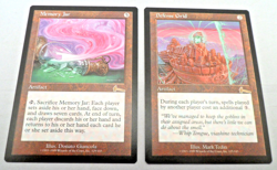 MTG Urza’s Legacy Rare Cards (x2 NM) Memory Jar + Defense Grid Magic Gathering - Image 3