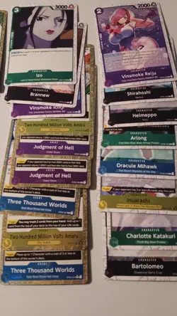 One Piece CCG Jolly Roger /Foil / Rare/ Super Rare/ Promo Game Card Lot 100+ - Image 3