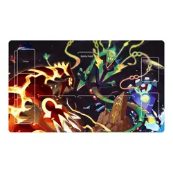 Rayquaza Pokemon Playmat TCG Card Game Play Mat Gaming Desk Mat Mouse Pad _n77 - Image 4