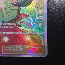 Pokemon SM Team Up #174/181 Erika's Hospitality Holo Foil Card Full Art NM - Image 4