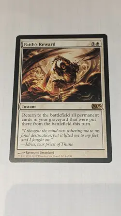 MTG - FAITH'S REWARD - M13/Core Set 2013 (R) - Image 1