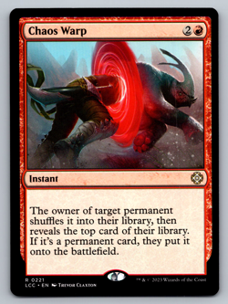 Chaos Warp R 0221 the Lost Caverns of Ixalan Regular - Image 1